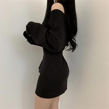 新品未使用/FREEサイズ/GRY♡カットデニムミニワンピース ○#Z1975 ミニデニムワンピース○ ミディアムブルー | 6147/092